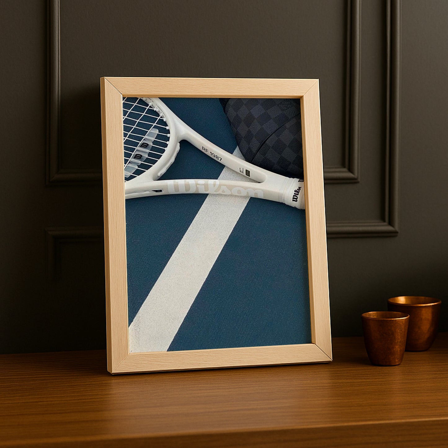 Cadre photo Tennis - Raquette Wilson