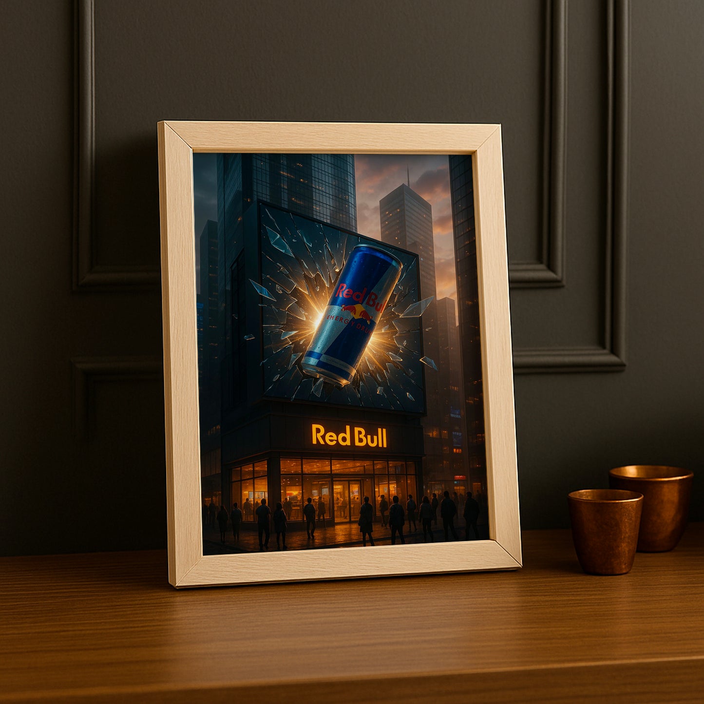 Cadre Photo Redbull - Immeuble
