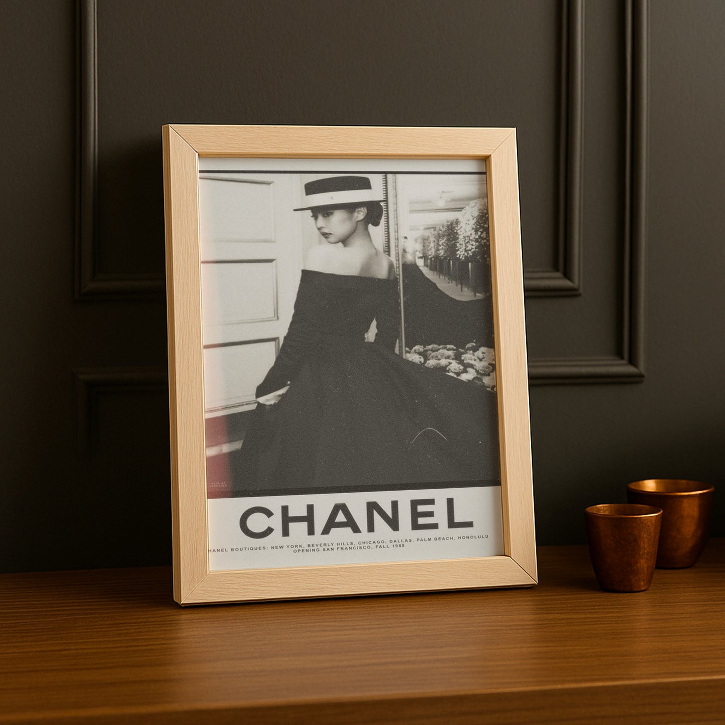 Poster Photo Chanel - Noir et Blanc