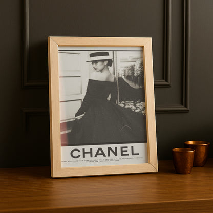 Poster Photo Chanel - Noir et Blanc