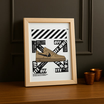 Cadre photo Air Force 1 x Off-White