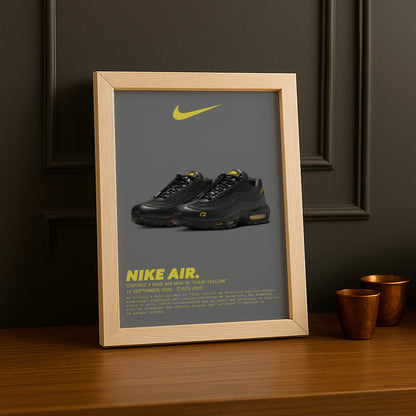 Cadre photo Corteiz x Nike Air Max 95 Tour Yellow