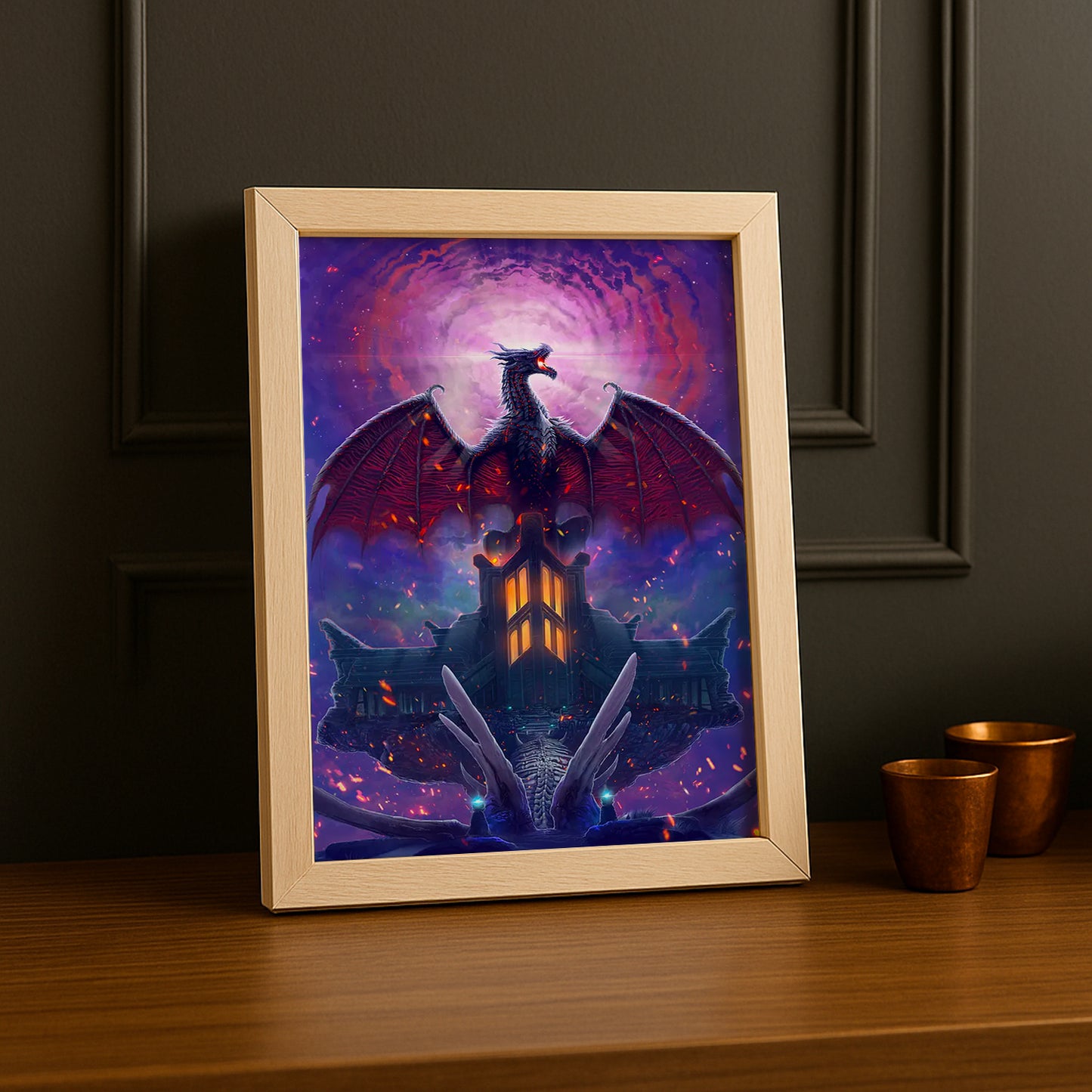 Cadre Photo Skyrim - The Alduin