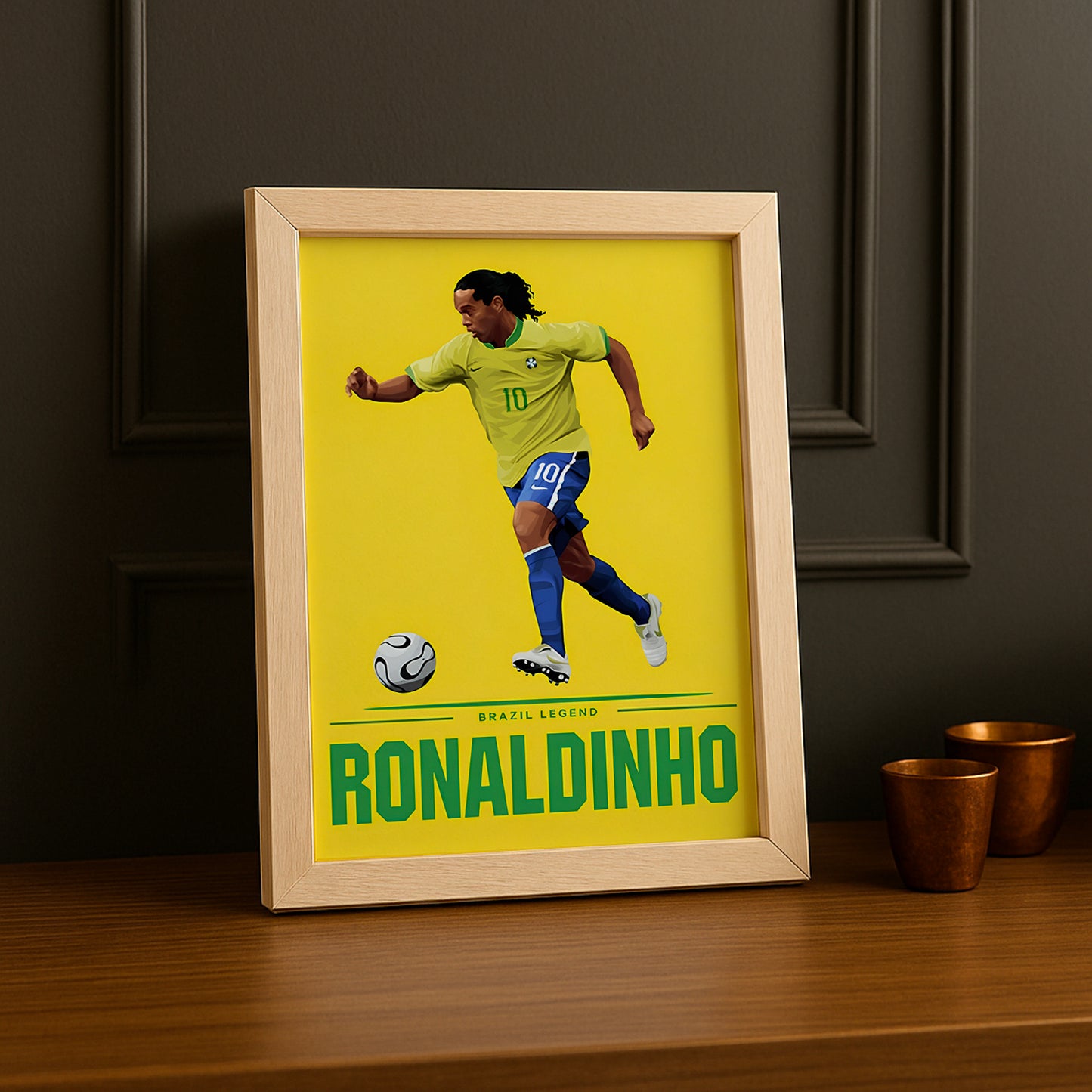 Cadre photo de Ronaldinho