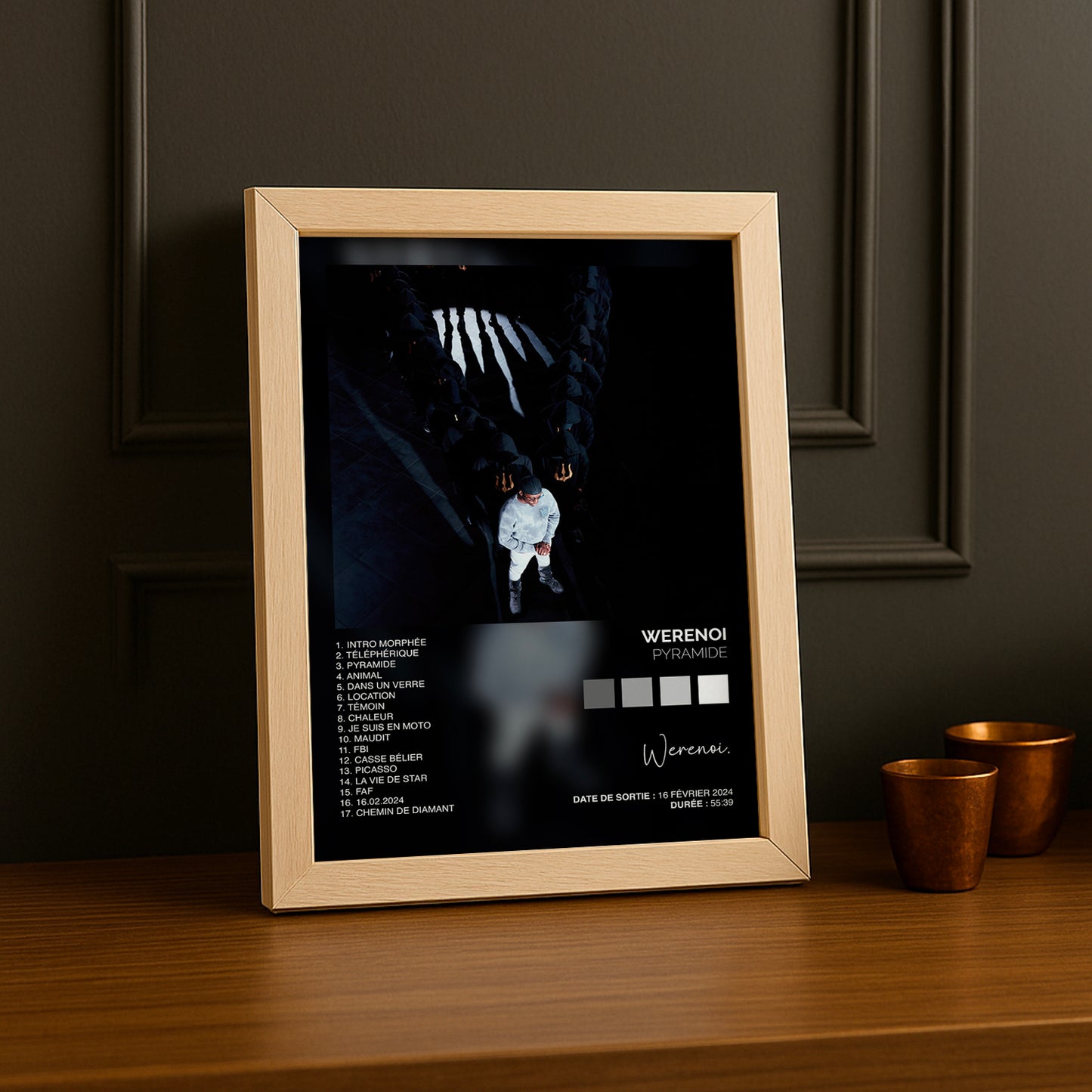 Cadre photo Album Musicaux - Pyramide de Werenoi