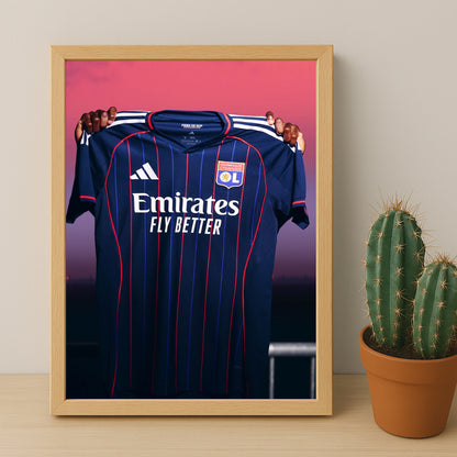 Cadre photo - Maillot Olympique Lyonnais 2026