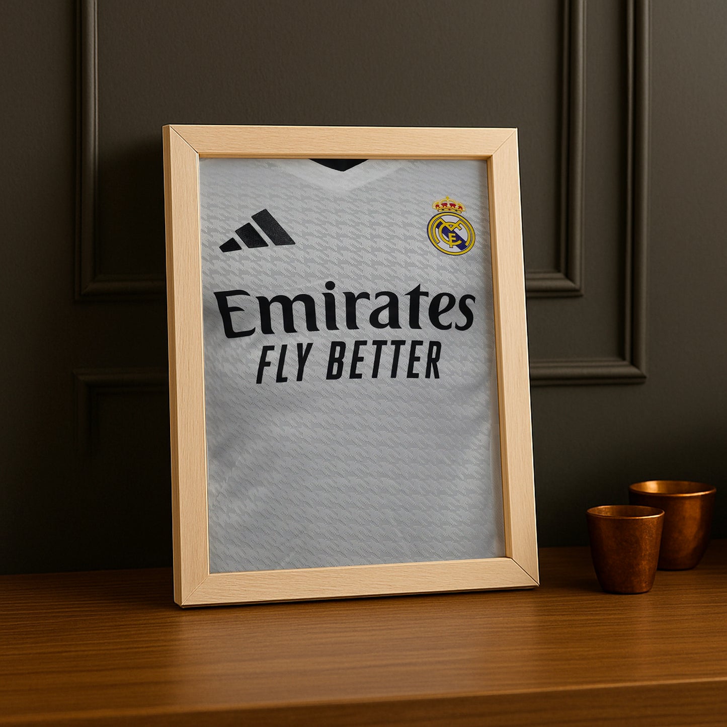 Cadre photo Maillot de Real Madrid domicile