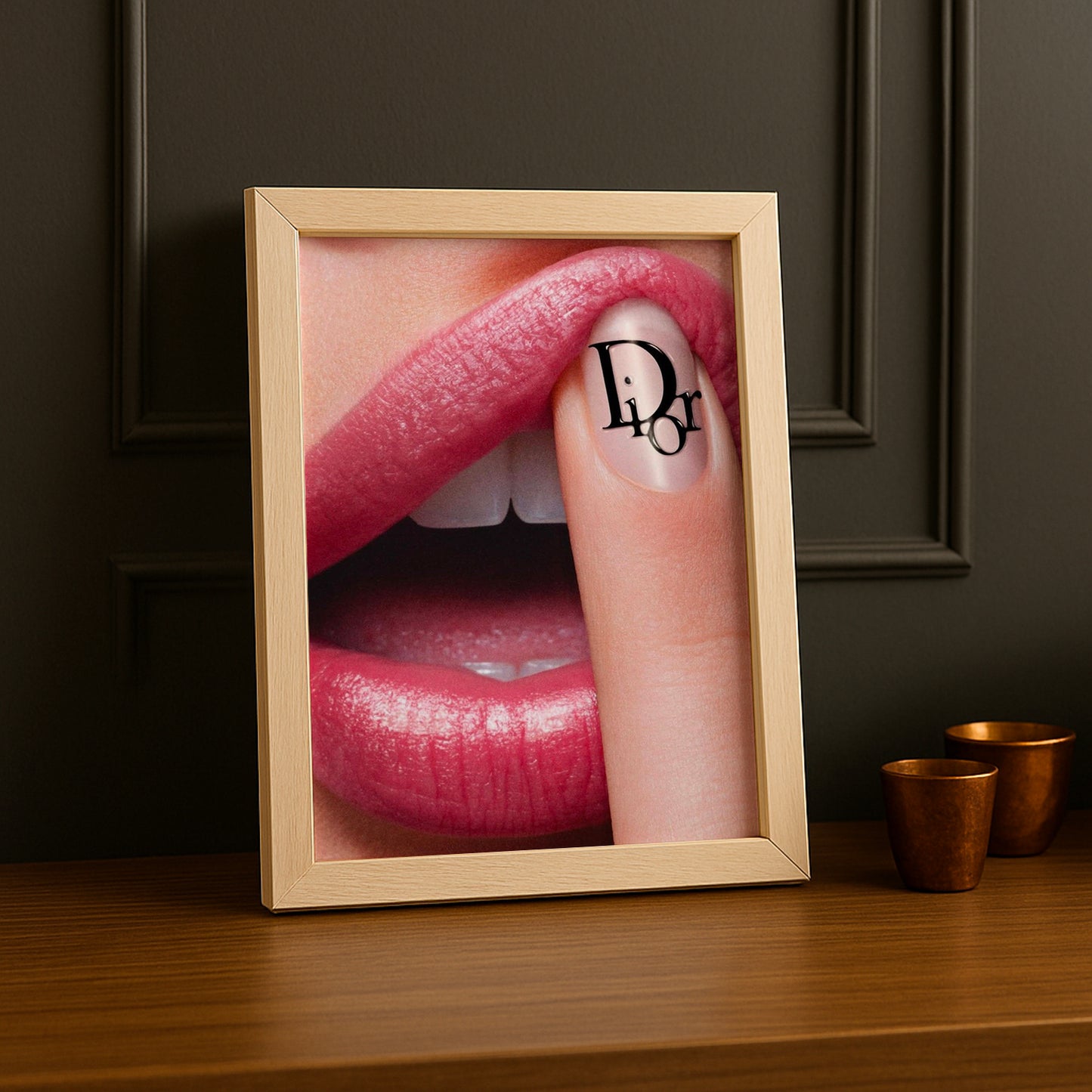 Cadre photo Dior - Lips