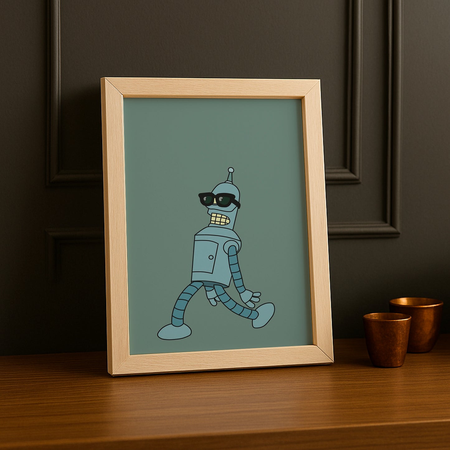 Cadre Photo Futurama - Bender Lunettes