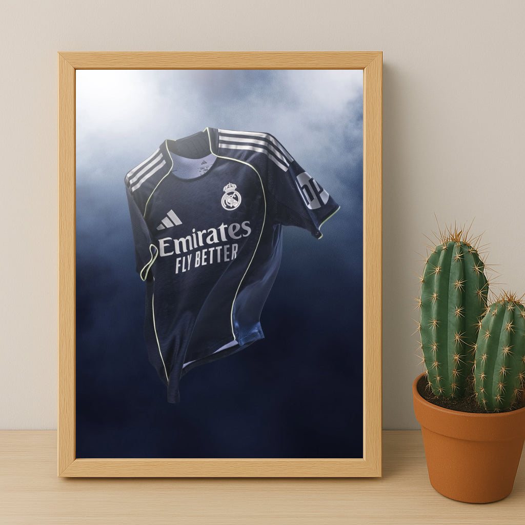 Cadre photo - Maillot Real Madrid Extérieur 25-26