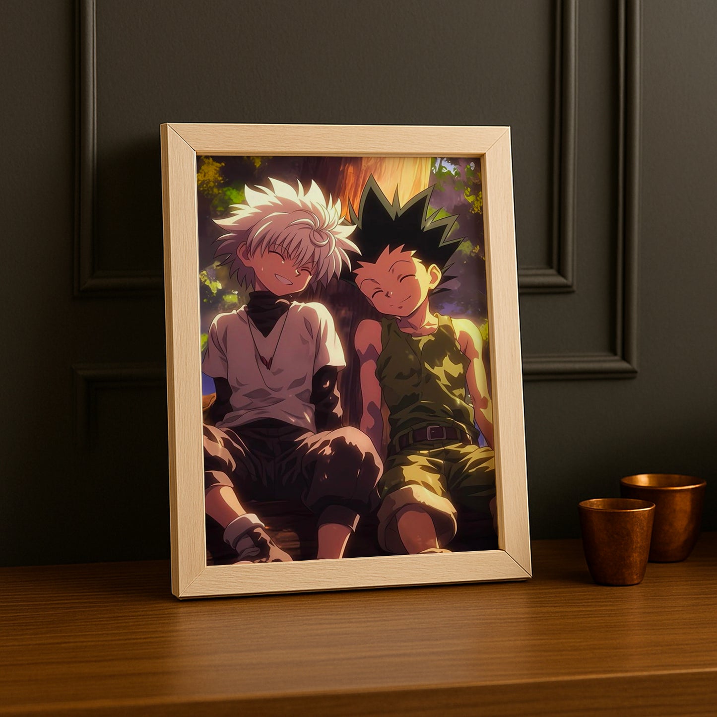 Cadre Photo Hunter x Hunter - Tronc d'arbre