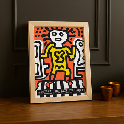 Cadre Photo Keith Haring - Festival de Jazz