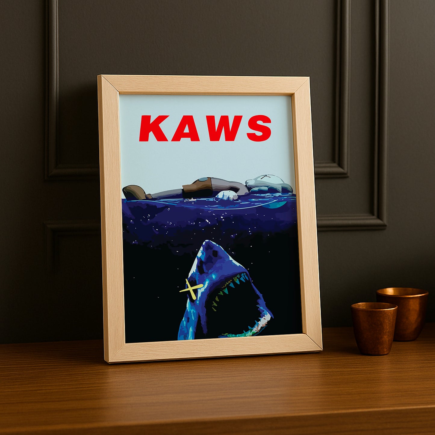 Cadre photo Kaws - Jaws