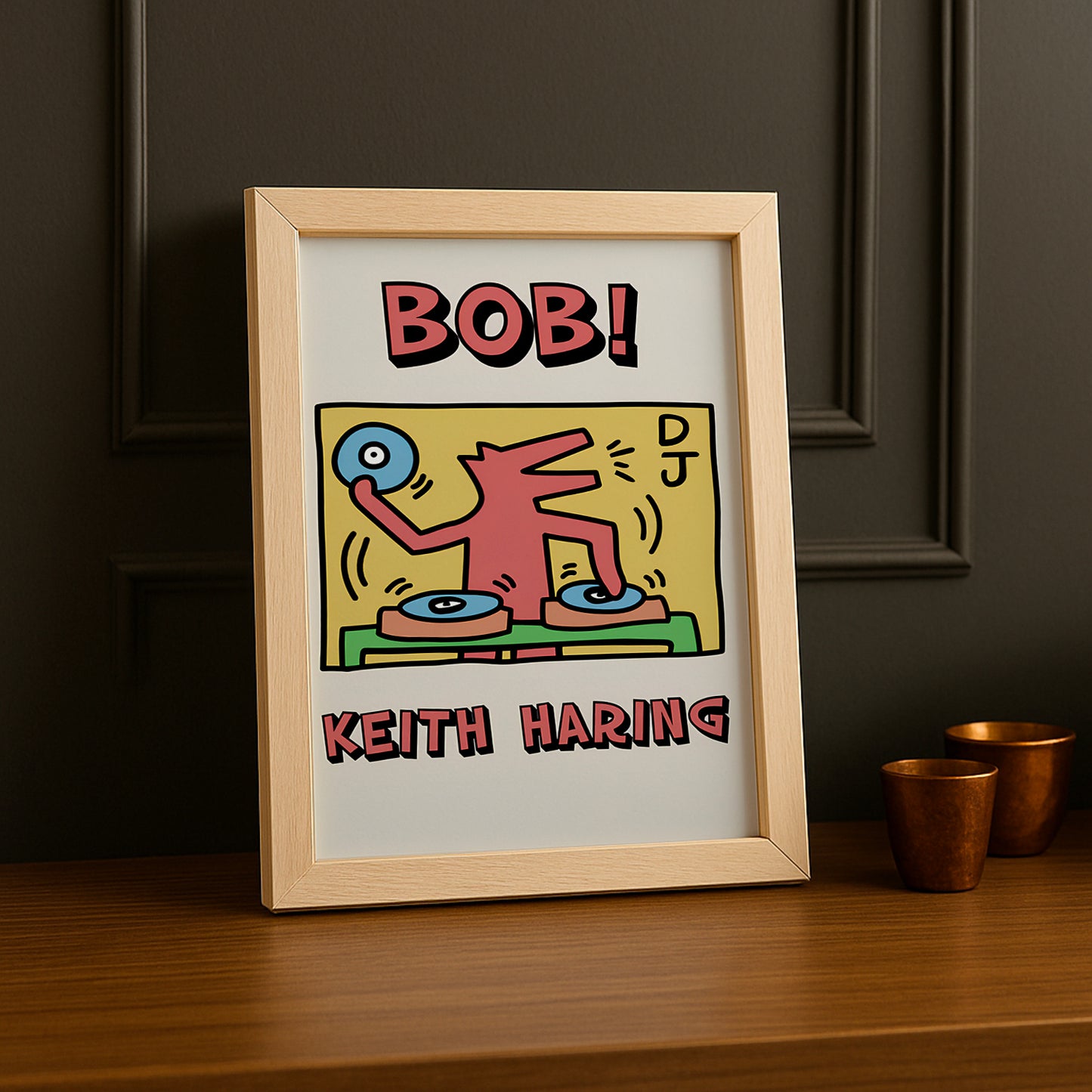 Cadre photo Keith Haring