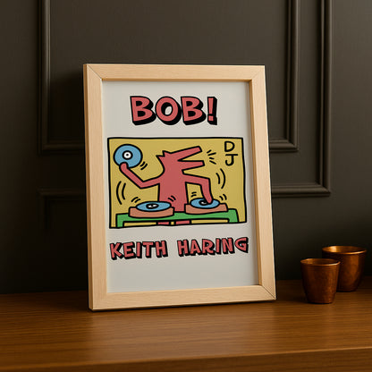 Cadre photo Keith Haring