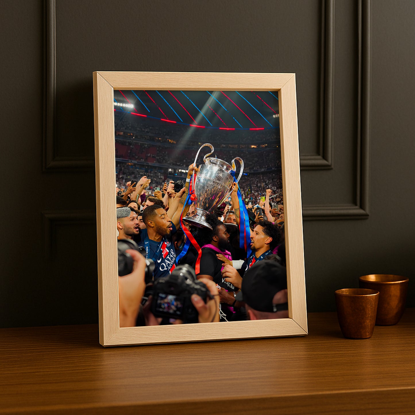 Cadre photo PSG célébration
