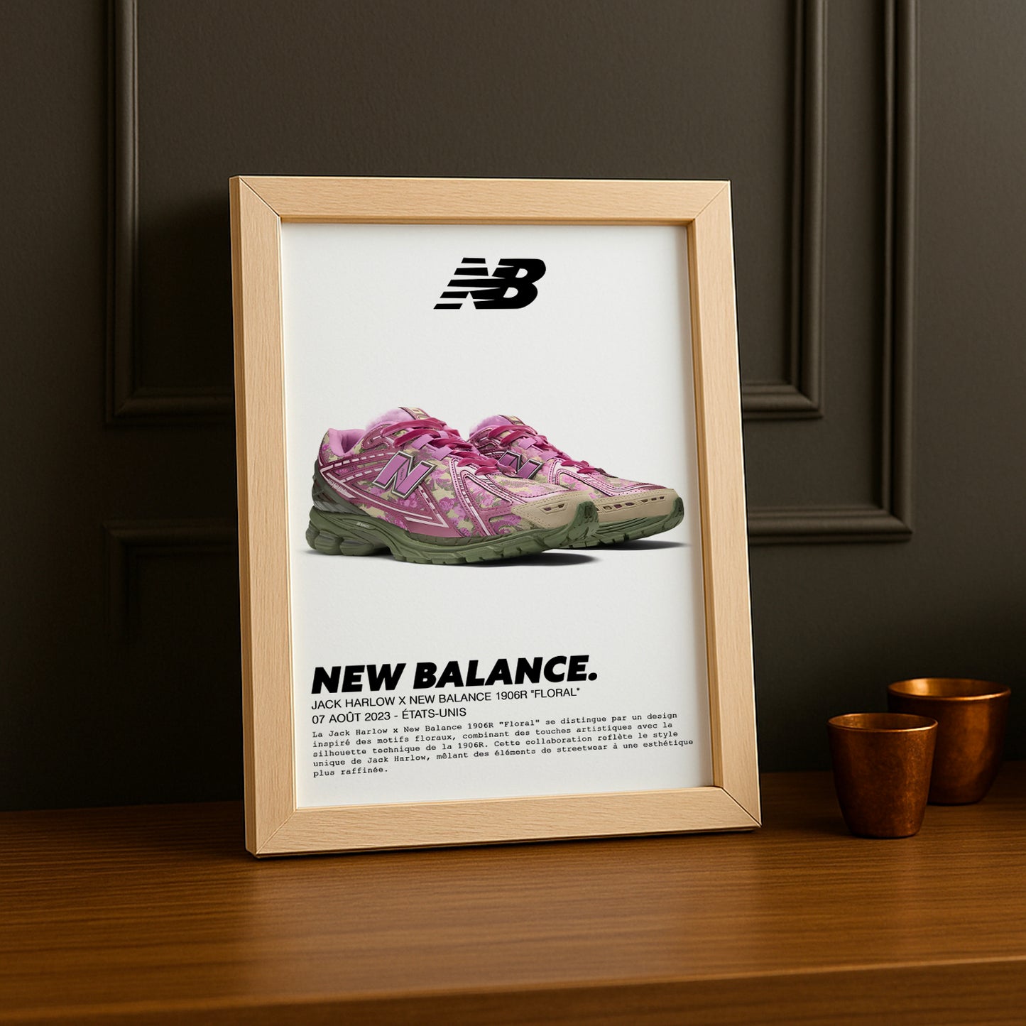 Cadre photo Jack Harlow x New Balance 1906R Floral