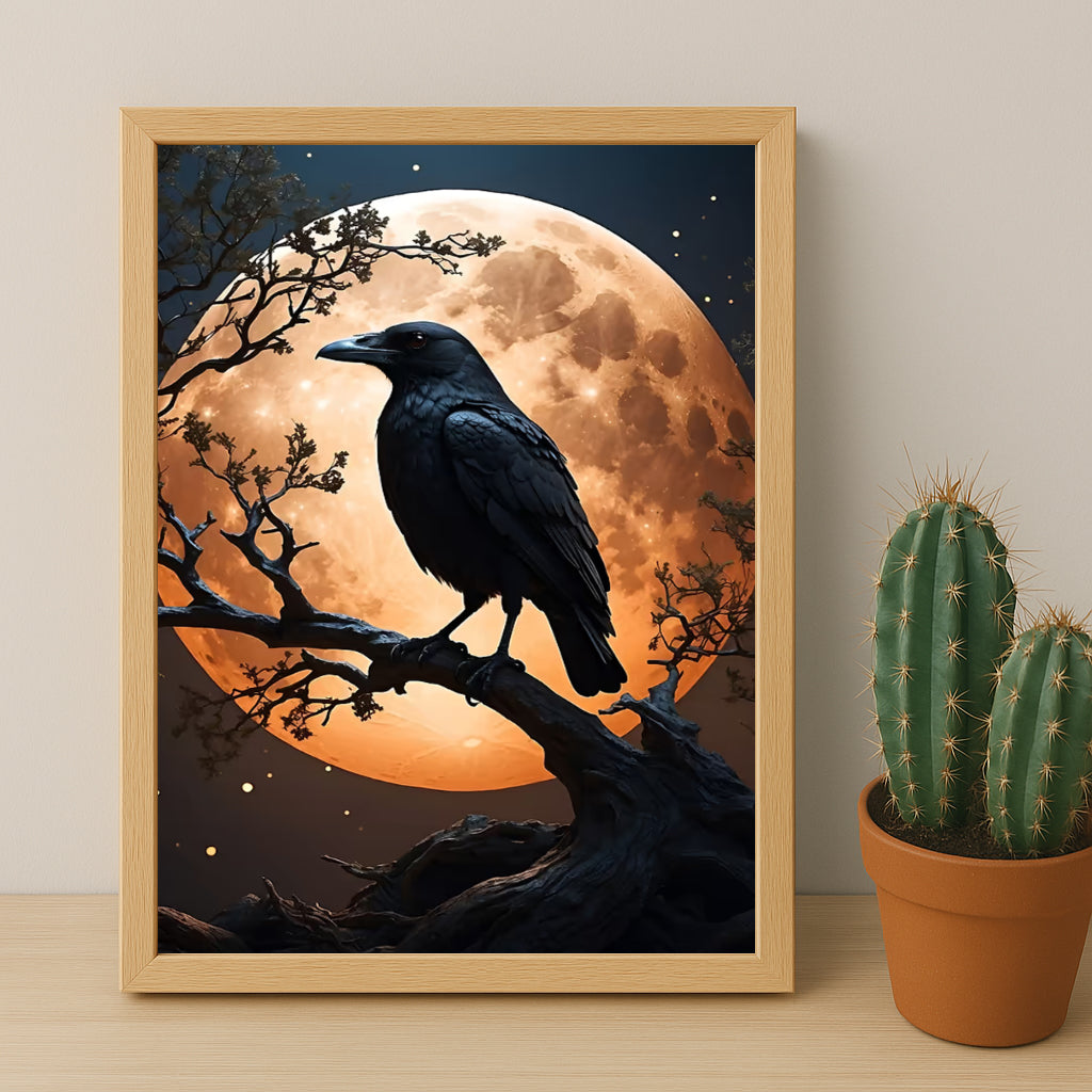 Poster Halloween - Corbeau