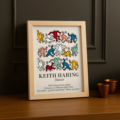 Cadre Photo Keith Haring - Dancer