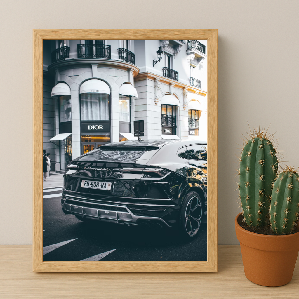 Cadre photo Dior Lamborghini