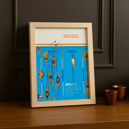 Cadre Photo Natation - Pleasant Surprise