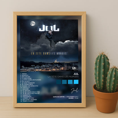 Poster Jul - Album La tête dans les nuages