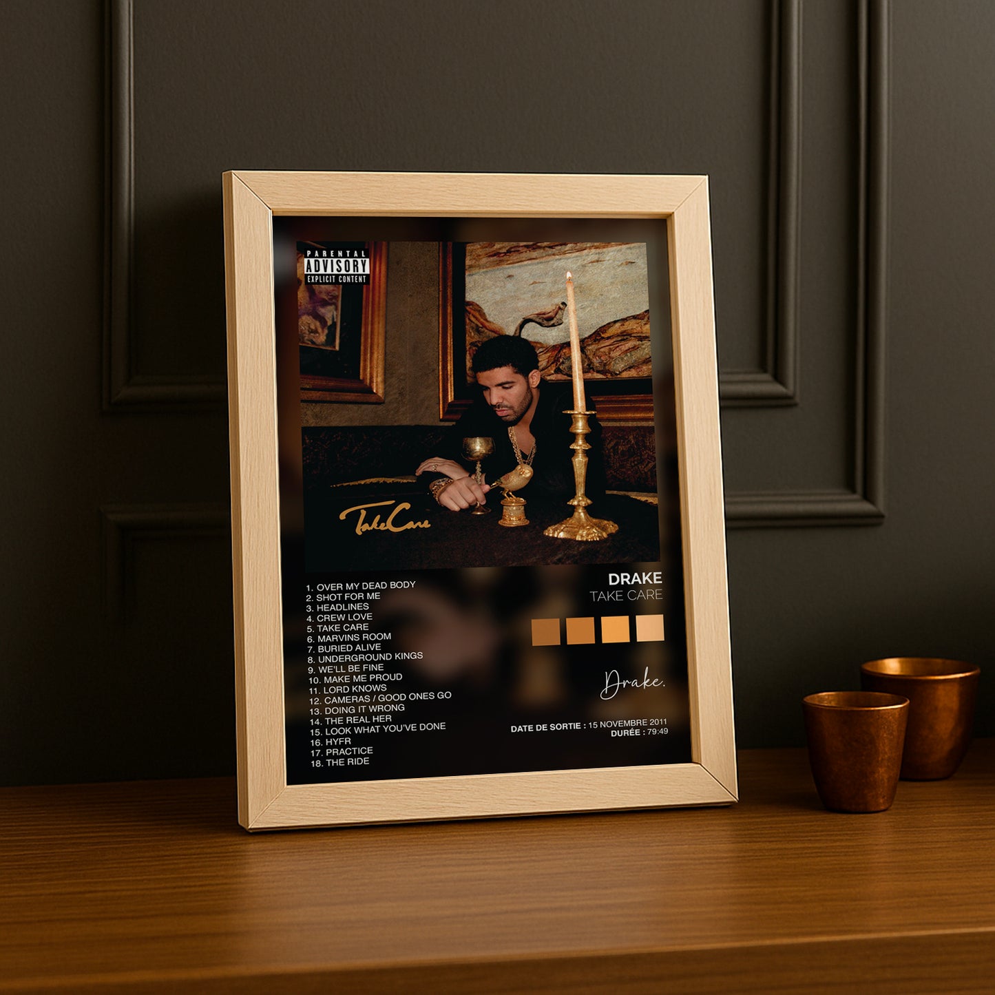 Poster Drake - Album Take Care