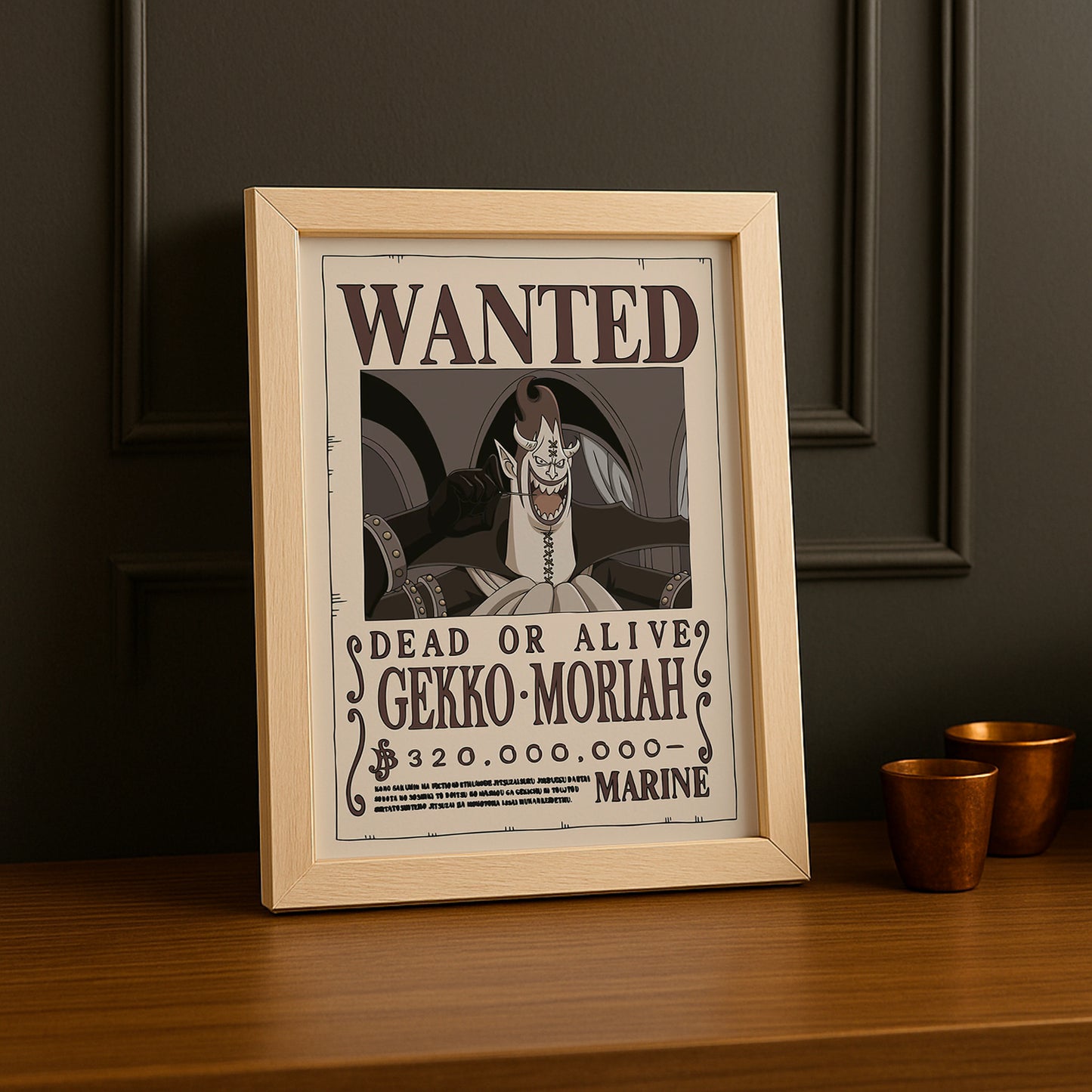 Cadre photo One Piece - Wanted Gekko Moriah