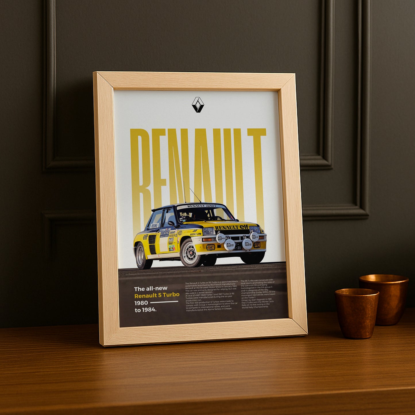 Poster Voitures - Renault 5 Turbo