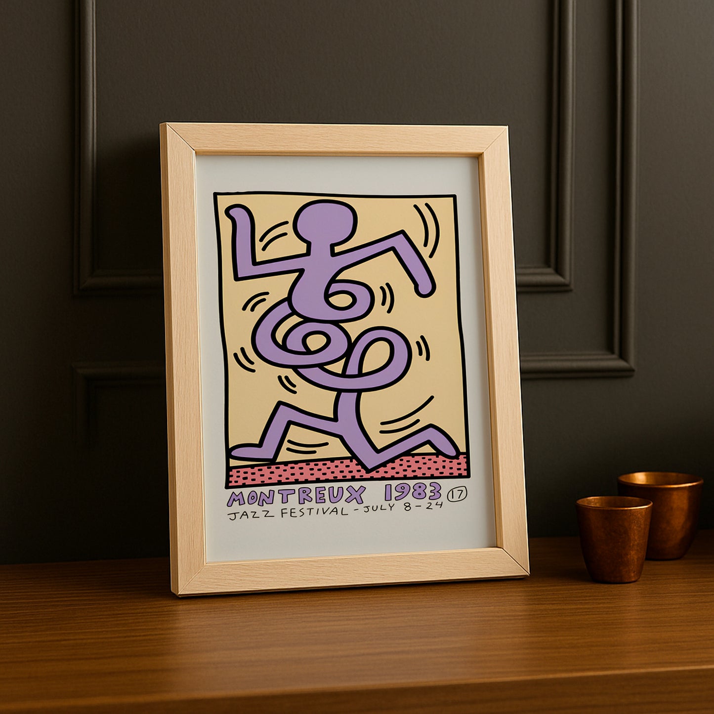 Cadre photo Keith Haring