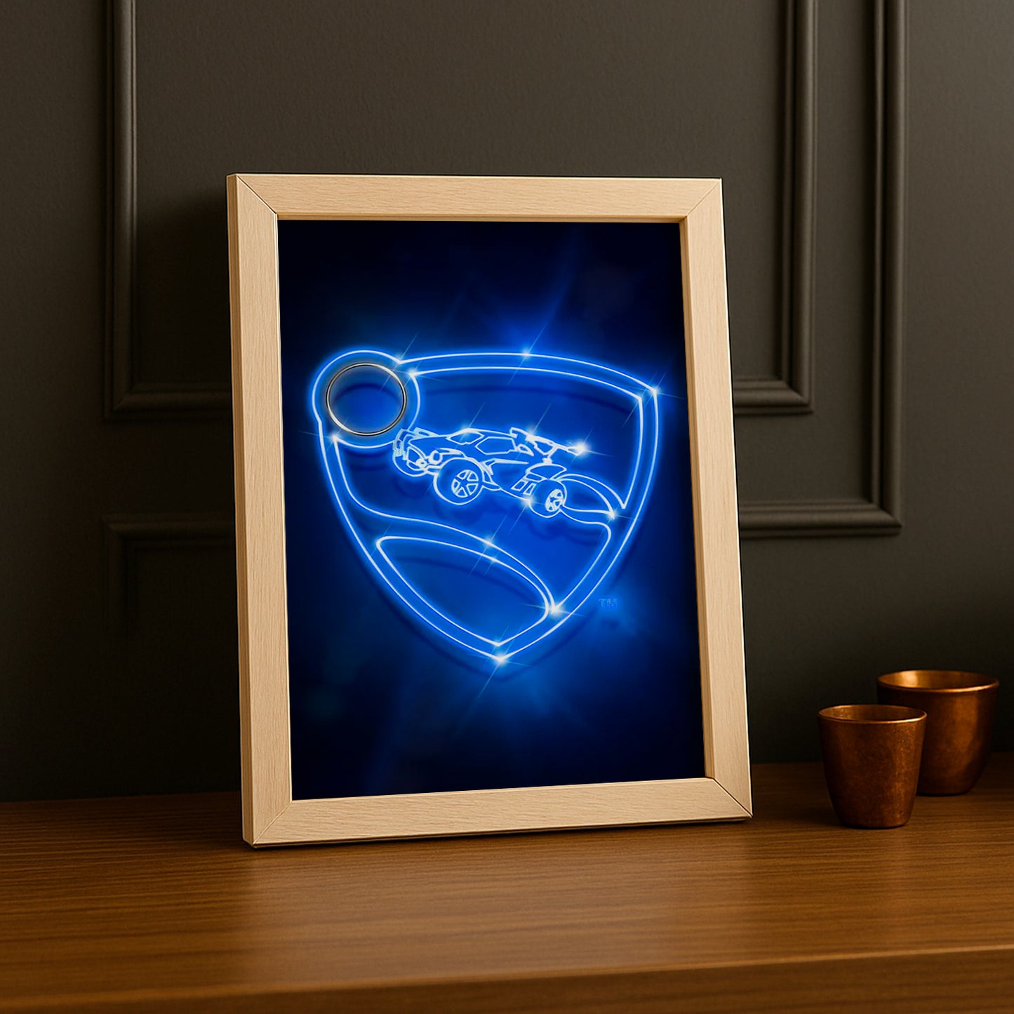Cadre Photo Rocket League - Blue Logo