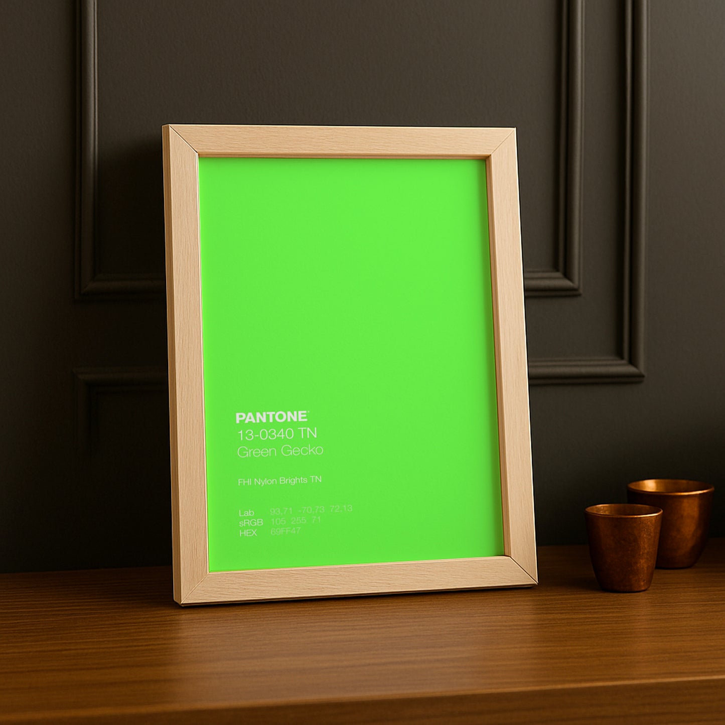 Cadre Photo Pantone - Green Gecko