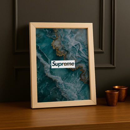 Cadre photo Supreme - Golden Water