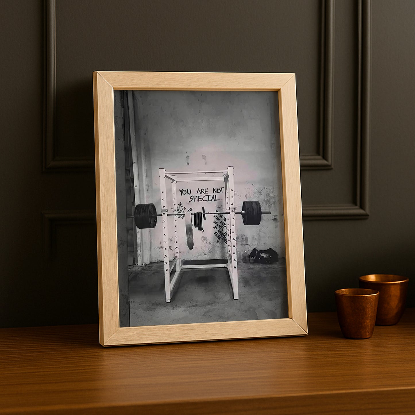 Poster Photo Musculation - You Are Not Special