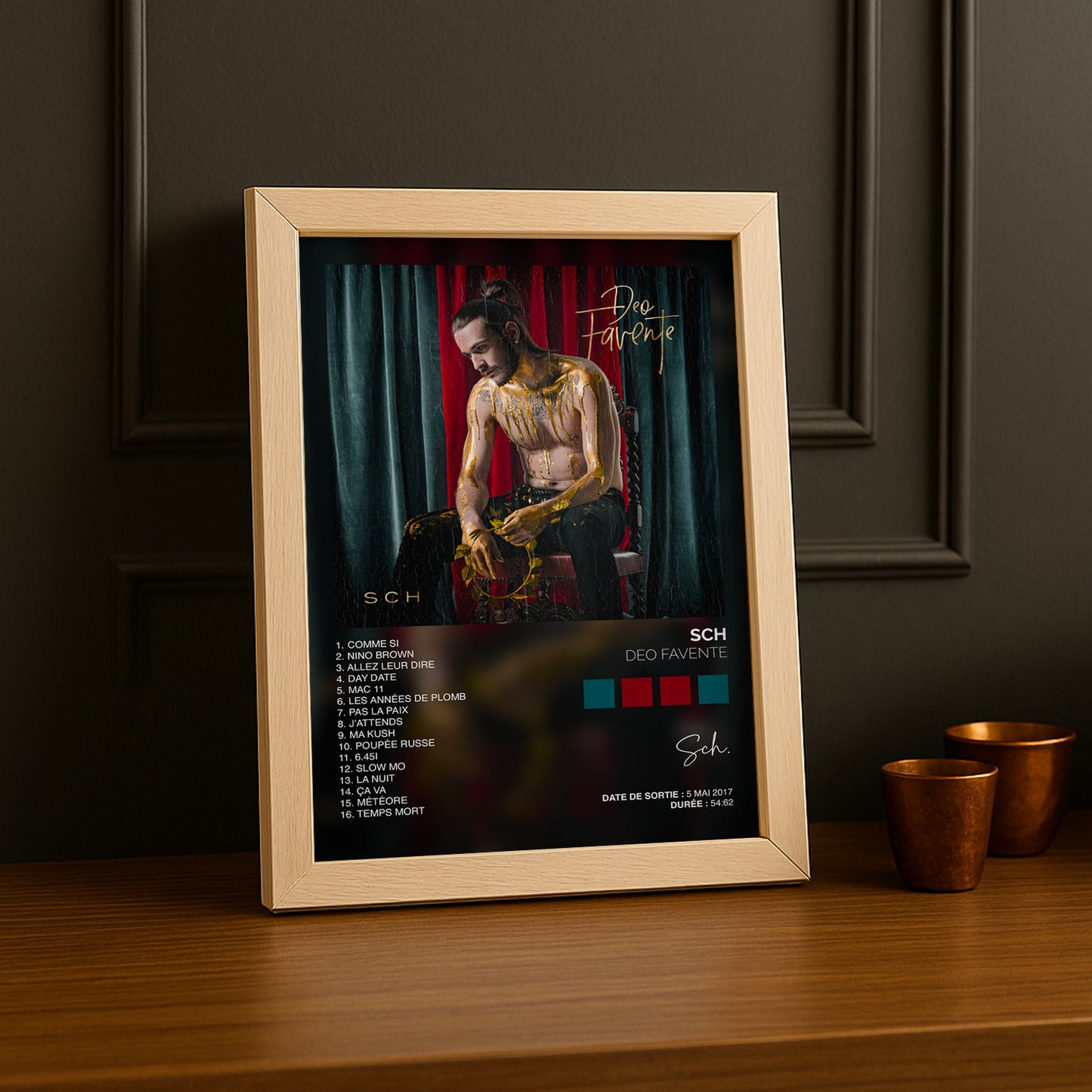 Poster SCH - Album Deo Favente