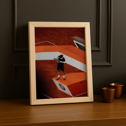 Cadre photo Tennis - Roland Garros Vainqueur