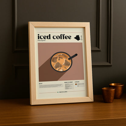 Cadre photo Coffee Lover - Iced Coffee