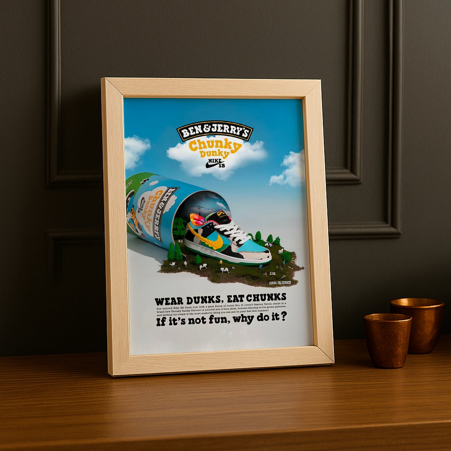 Poster Nike Ben & Jerry's Chunky Dunky