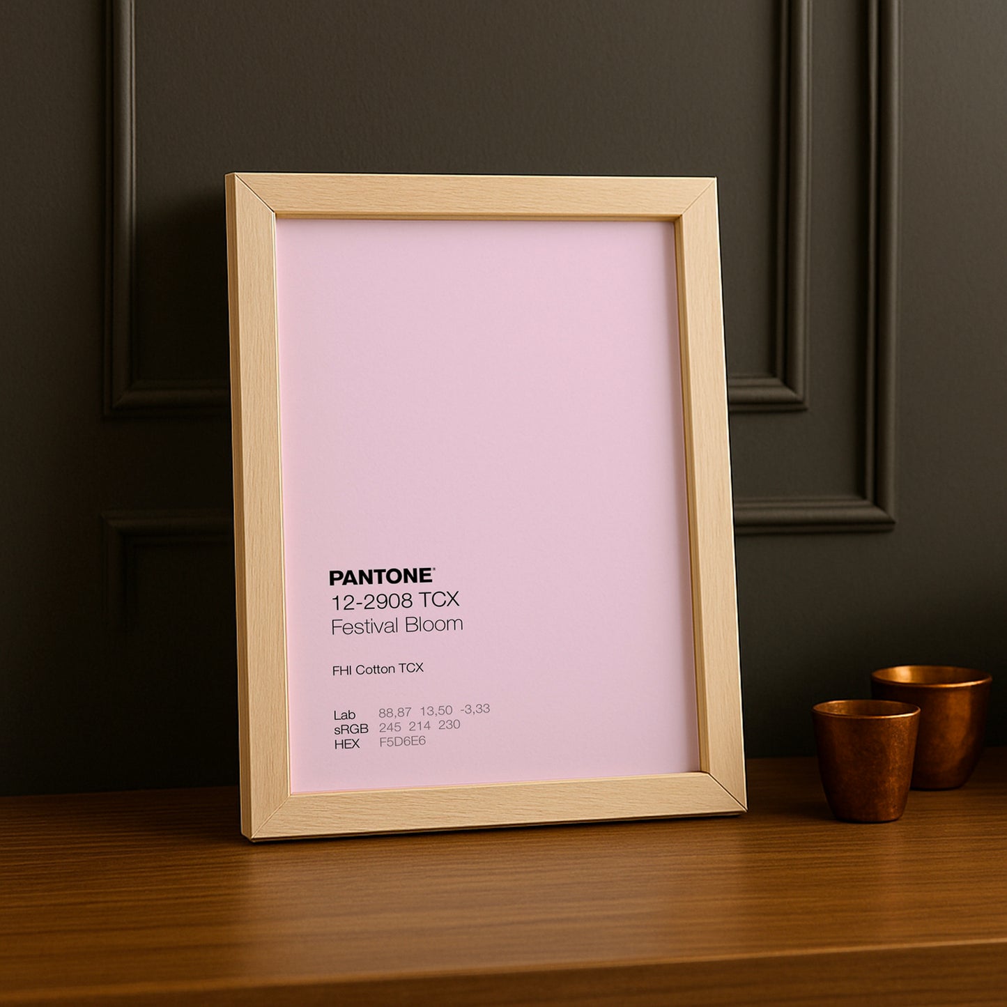 Cadre Photo Pantone - Festival Bloom