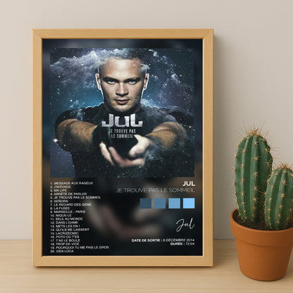 Poster Jul - Album Je trouve pas le sommeil