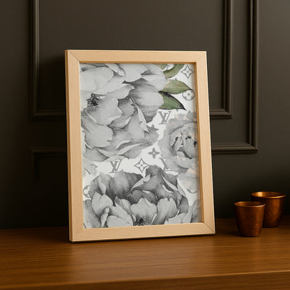 Cadre photo Louis Vuitton - White Flowers