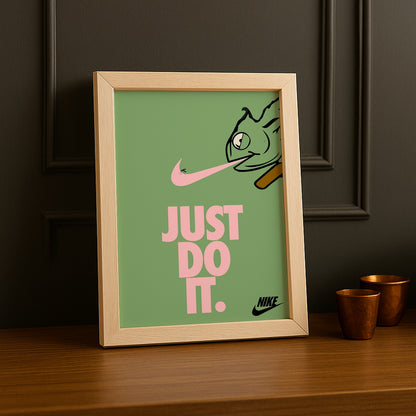 Poster Nike Just do It Grenouille