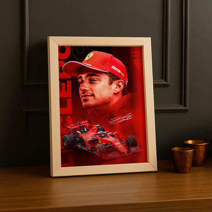 Cadre photo Charles Leclerc Formula 1