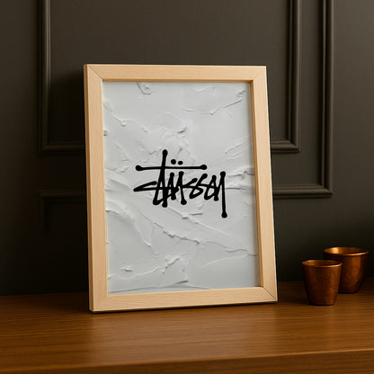 Cadre photo Stüssy peinture