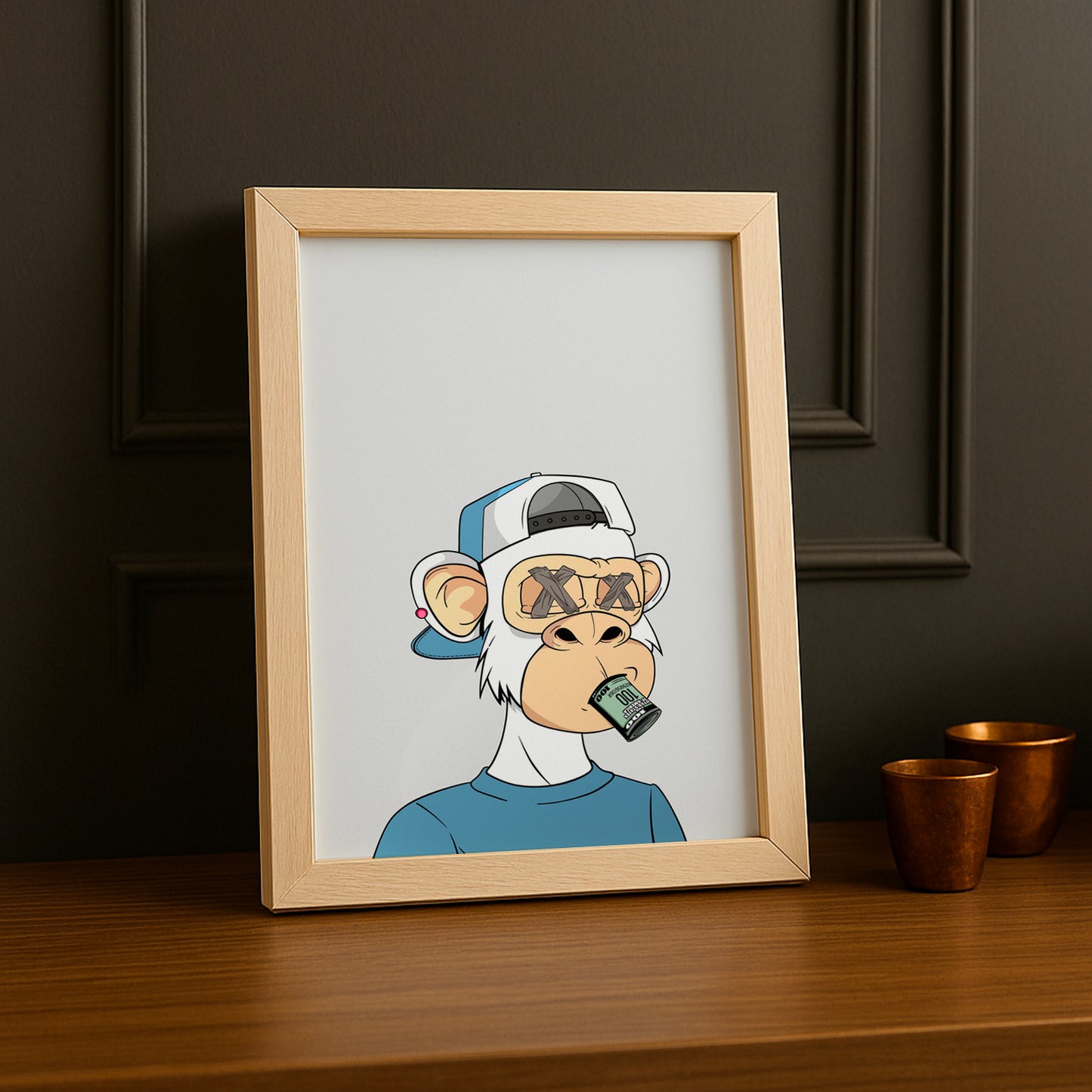 Cadre photo Bayc Ape Dollars