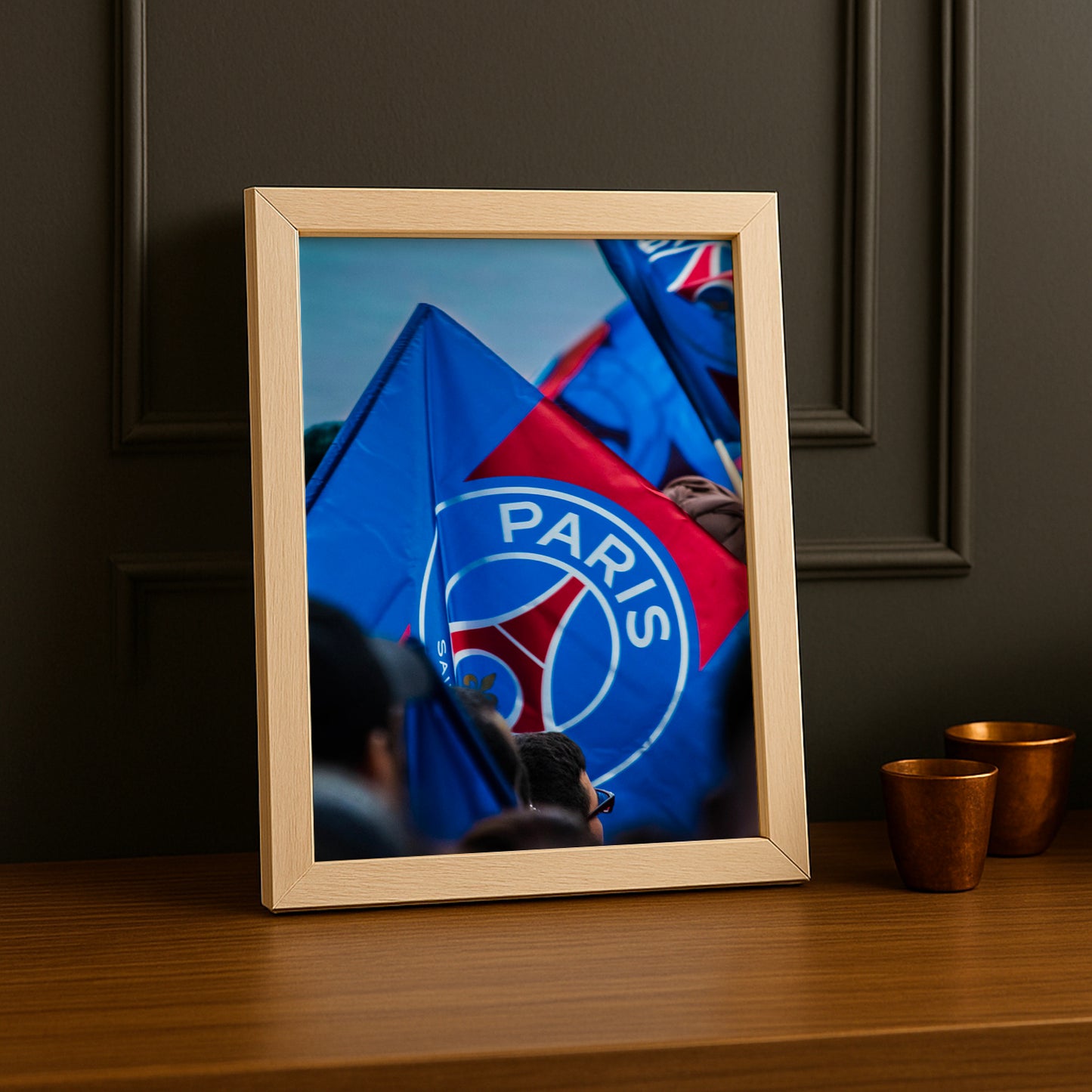 Cadre Photo Paris Saint-Germain - Drapeau