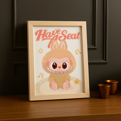 Poster Labubu - Have a Seat