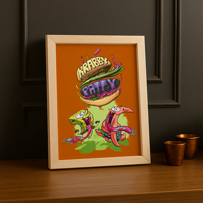 Cadre Photo Bob L'Éponge - Krabby Patty
