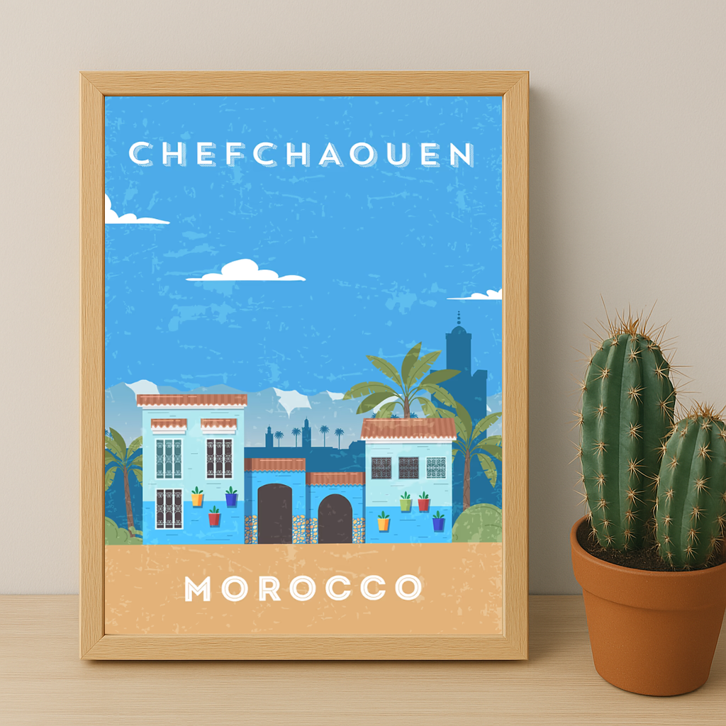 Chefchaouen Maroc - Poster