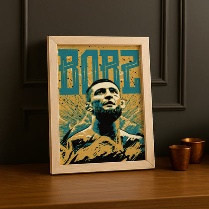 Poster UFC - Khamzat Chimaev Borz Illustration